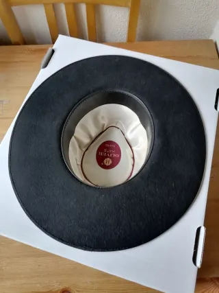 Sombrero sefardí. Oliver Hats Talla 58 Negro.