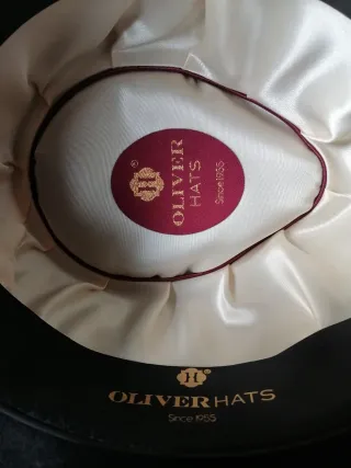 Sombrero sefardí. Oliver Hats Talla 58 Negro.