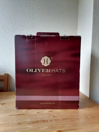 Sombrero sefardí. Oliver Hats Talla 58 Negro.