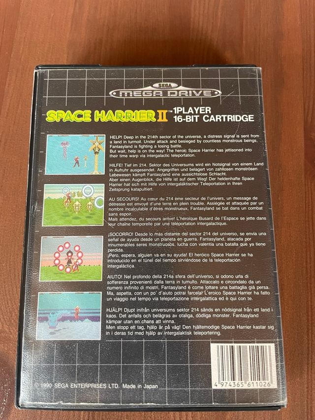 Space Harrier II Mega Drive Sega