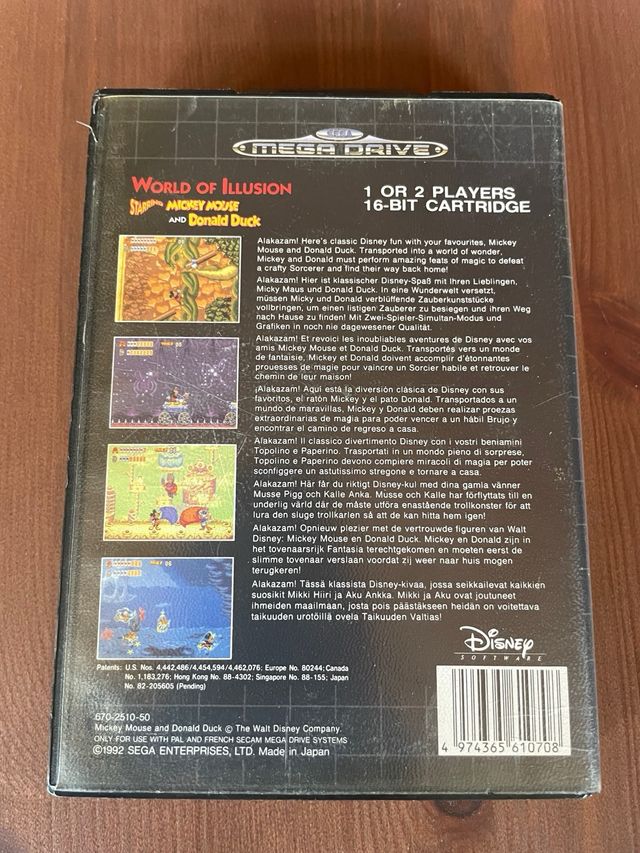 World of Illusion Mega Drive
