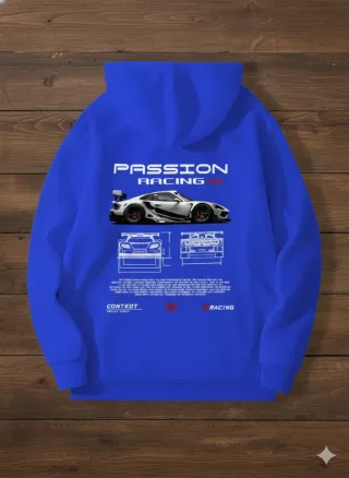 Sudadera con logo Porsche Azul Talla S