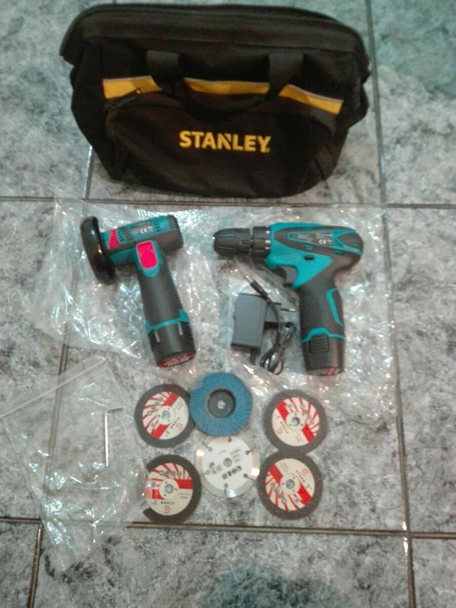 Taladro y mini amoladora .