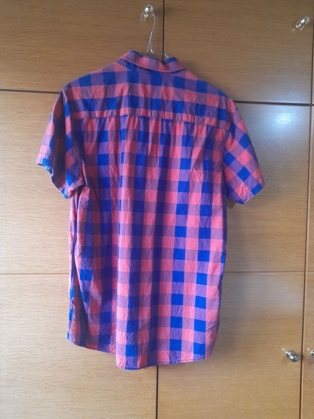 Camisa juvenil cuadros M