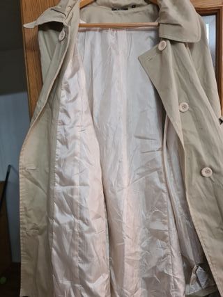 Gabardina Beige Mujer