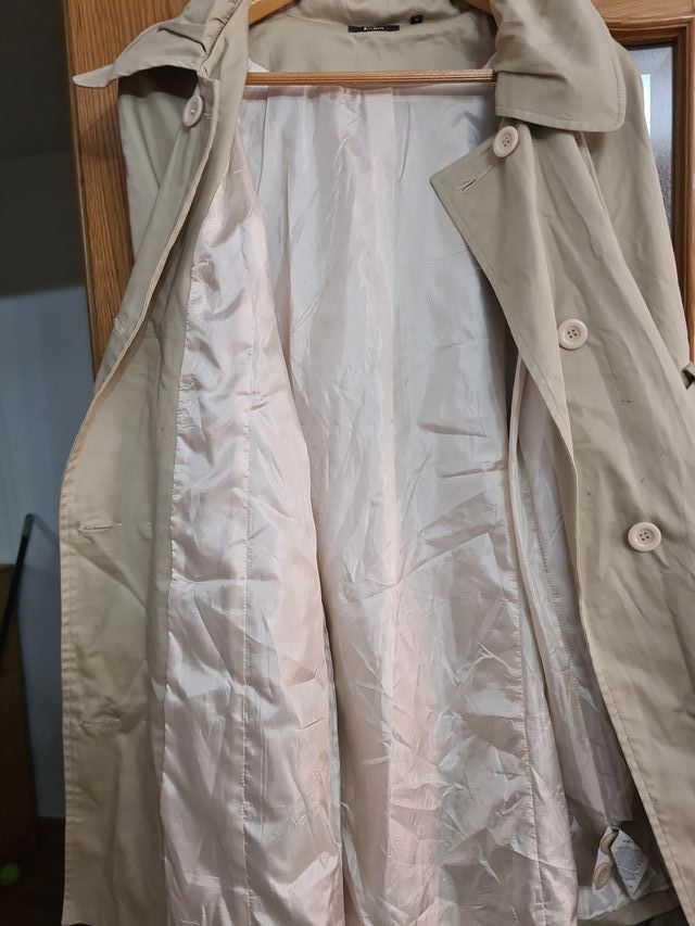 Gabardina Beige Mujer
