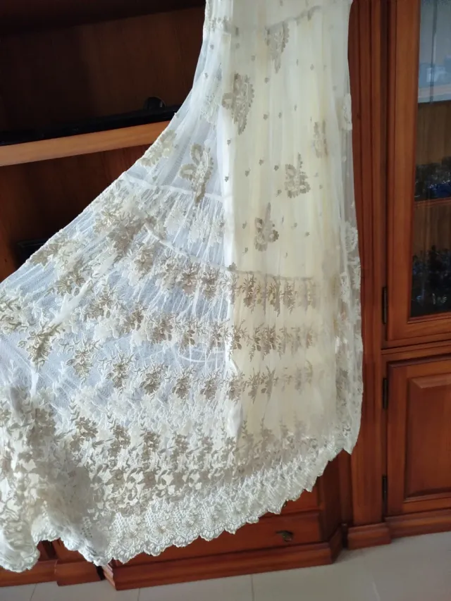 Vestido Zara encaje.