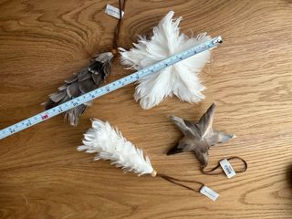 Adornos Navidad Plumas Bloomingville