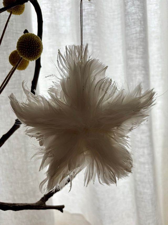 Adornos Navidad Plumas Bloomingville