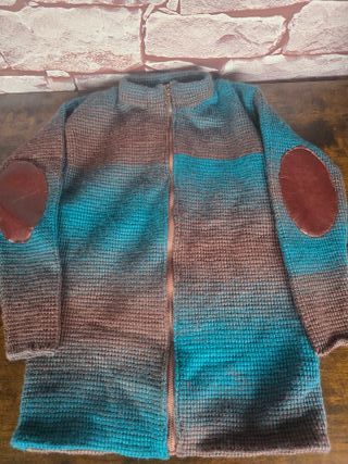 Nueva Chaqueta lana para invierno hecho a mano, S