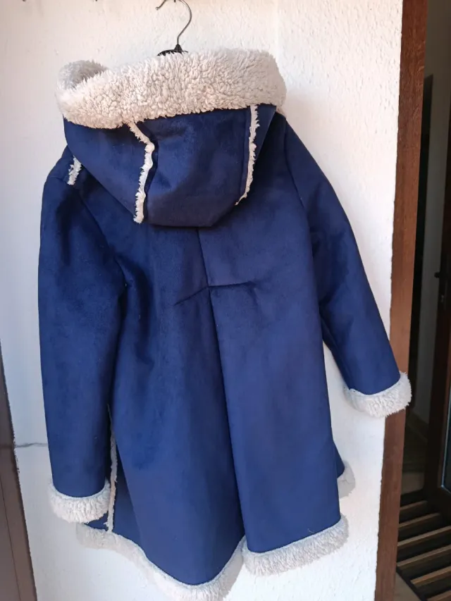 Abrigo Lolittos Talla 10 Azul Estrellas