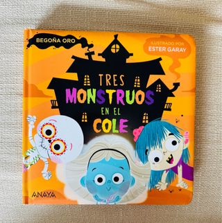 Libro ‘Tres monstruos en el cole’