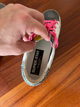 Golden Goose Superstar Pink Star.