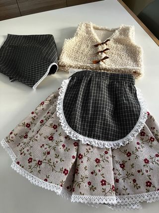 Traje de pastor artesanal