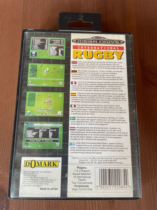 Mega Drive International Rugby