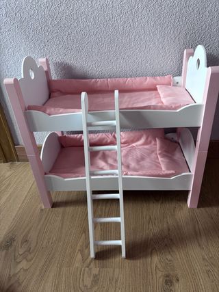Letti a castello per bambole con letto e scaletta