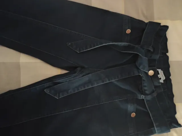 Pantalón largo silm azul Morgan