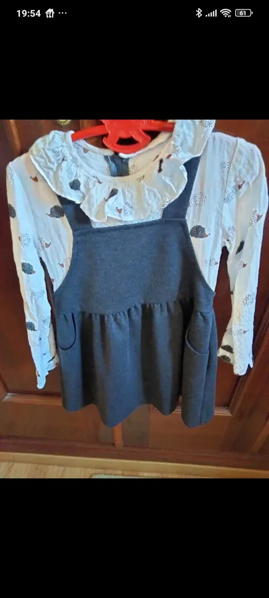 Vestido Ancar Niña Erizo. Talla 6