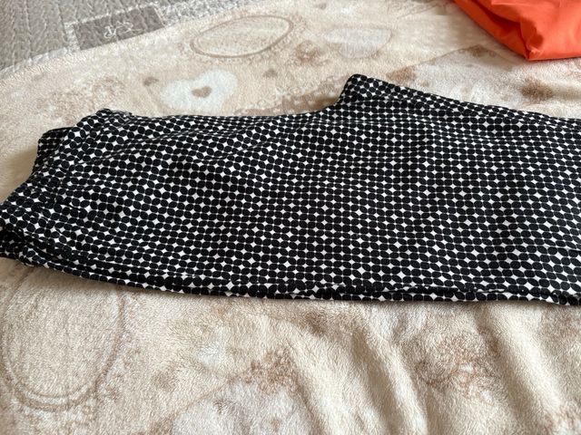 Pantaloni skinny donna fantasia pois