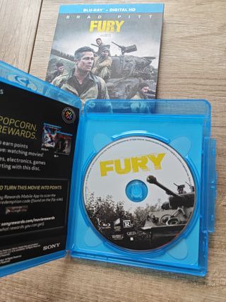 Blu-ray Fury ccon funda cartón mate