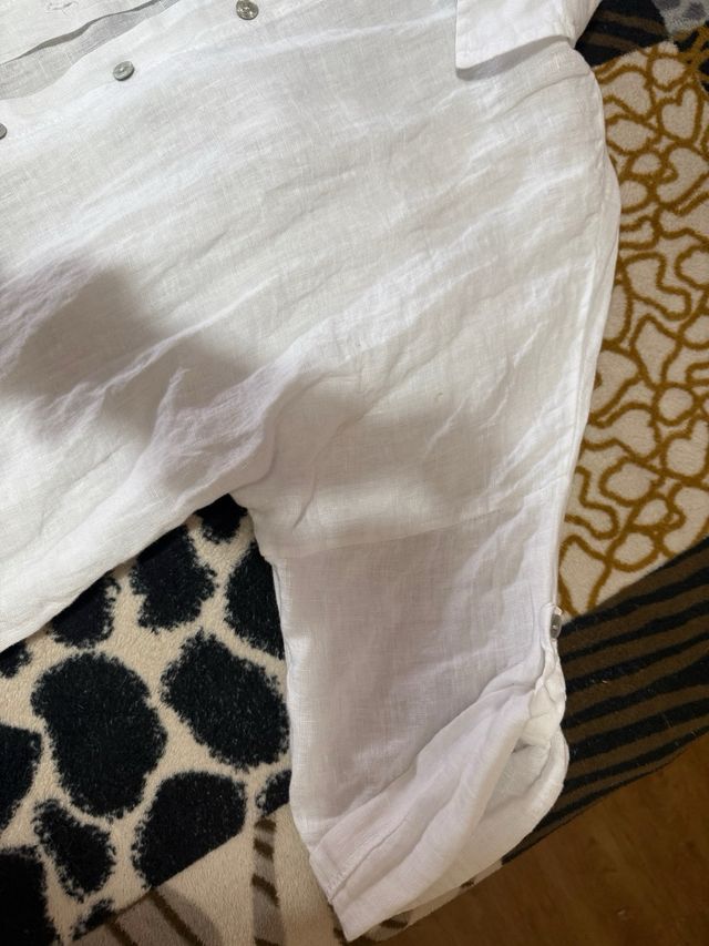 Conjunto de lino blanco