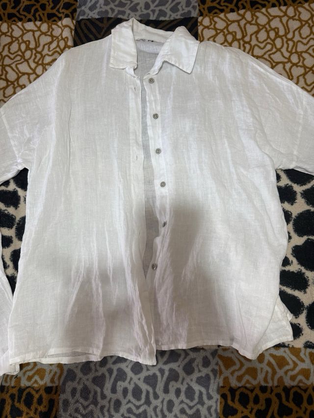 Conjunto de lino blanco
