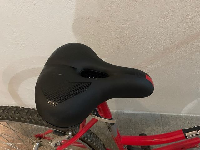 Bicicleta TOPBIKE D50 Roja y Blanca