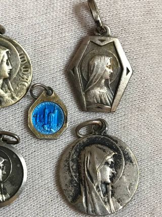Lote Medallas Religiosas Plata + Regalo