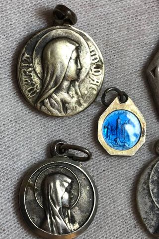 Lote Medallas Religiosas Plata + Regalo