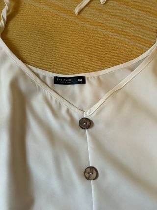 Camiseta tirantes blanca elegante sin estrenar