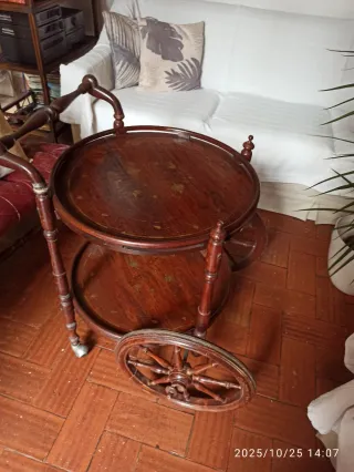 Carrito camarero madera