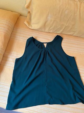 Camiseta verde elegante XXXL con bordado