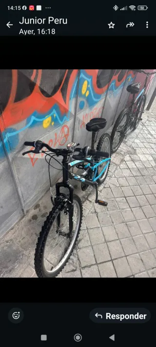 Bicicleta Montaña Azul