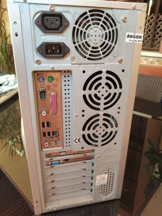 Torre PC LG Pentium 4 Plata/Blanco