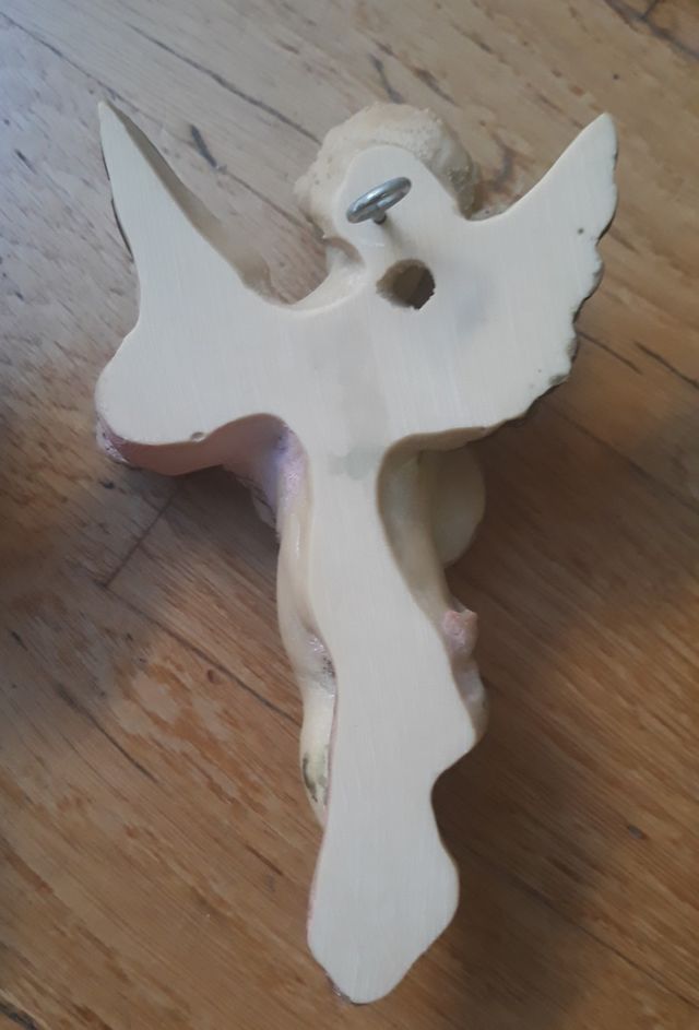 Angelitos de resina cerámica