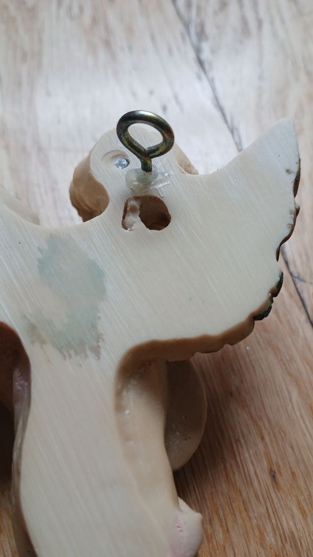 Angelitos de resina cerámica