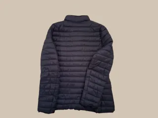 Giubbotto donna nero con bottoni