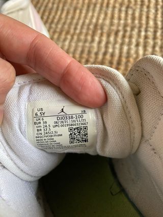 Zapatillas Nike Air Jordan Mid Beige Rosa tela