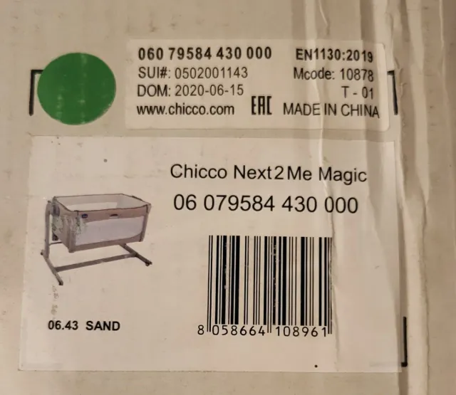 Cuna colecho Chicco Next 2 Me MAGIC