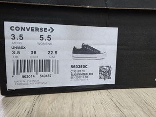 Converse All Star Plataforma Talla 36