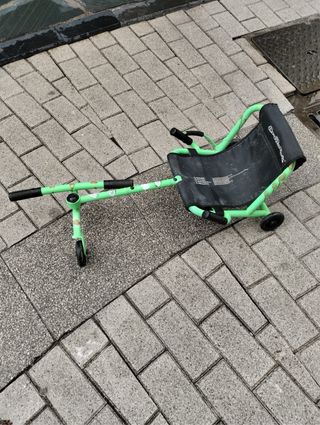 Patinete Easy Roller verde, talla 4-7 años 