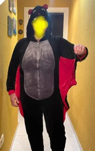 Pijama/Disfraz Murciélago Adulto Talla Única
