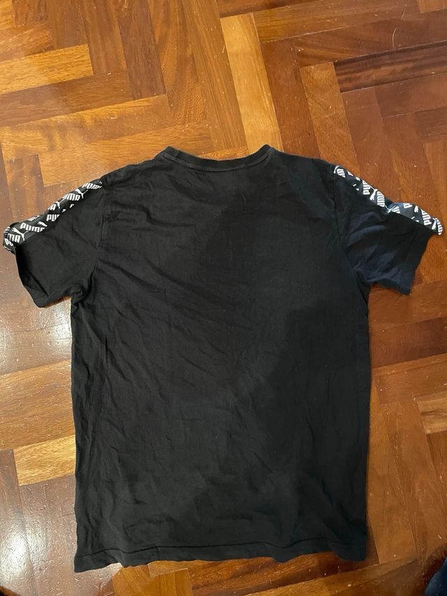 T-shirt Puma nera con logo
