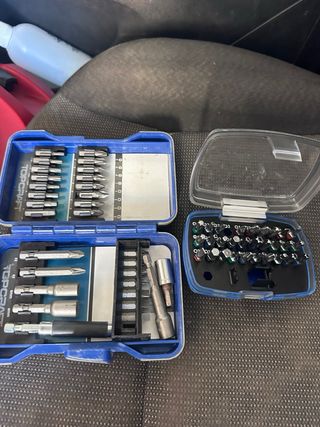 Cajas de herramientas azules