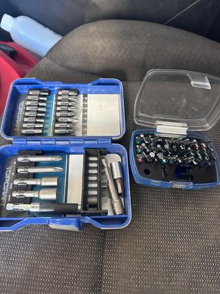 Cajas de herramientas azules