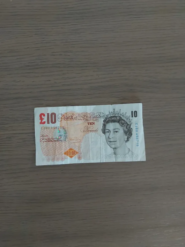 Billete 10 Libras Esterlinas
