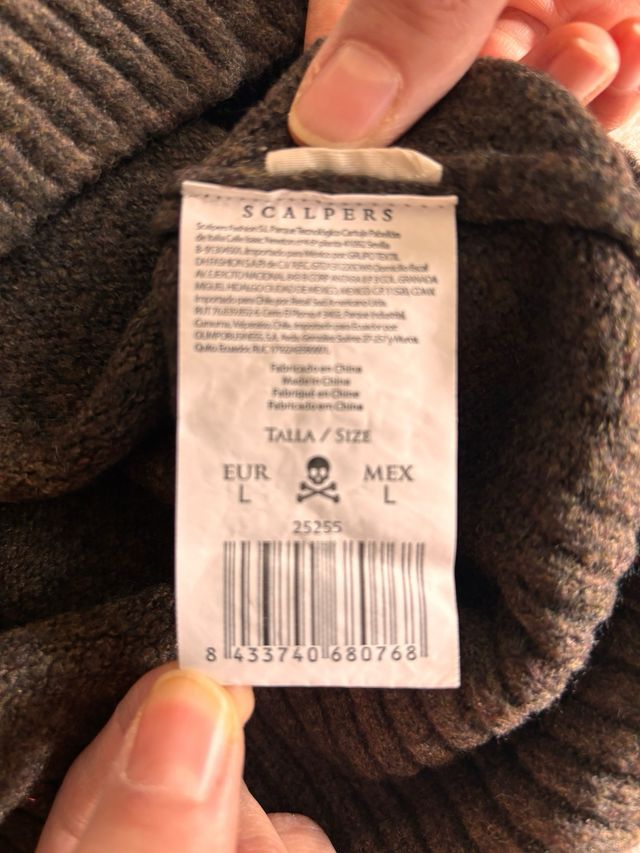 Jersey Scalpers Cuello Alto Marrón