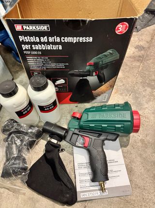 Pistola de chorro de arena Parkside PDSP 1000 E6