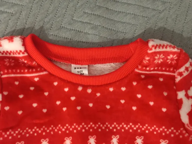 Jersey Navidad Bebé Rojo