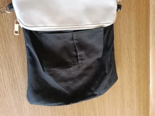 Borsa a tracolla bicolore